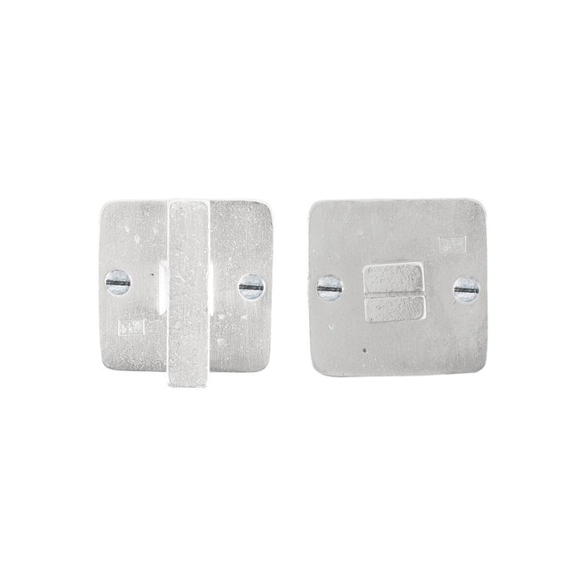 Dauby Authentiek Dauby deurbeslagset Toiletslot 50mm vierkant set van 2