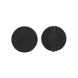 Dauby Authentiek Dauby deurbeslagset Toiletslot 50mm rond met strakke rozet set van 2