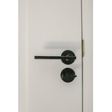 Dauby Authentiek Dauby deurbeslagset Toiletslot 50mm rond met strakke rozet set van 2