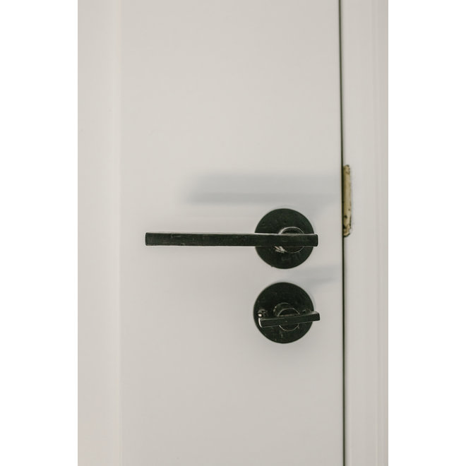 Dauby Authentiek Dauby deurbeslagset Toiletslot 50mm rond met strakke rozet set van 2