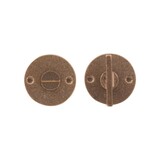 Dauby Authentiek Dauby deurbeslagset Toiletslot 50mm rond met strakke rozet set van 2