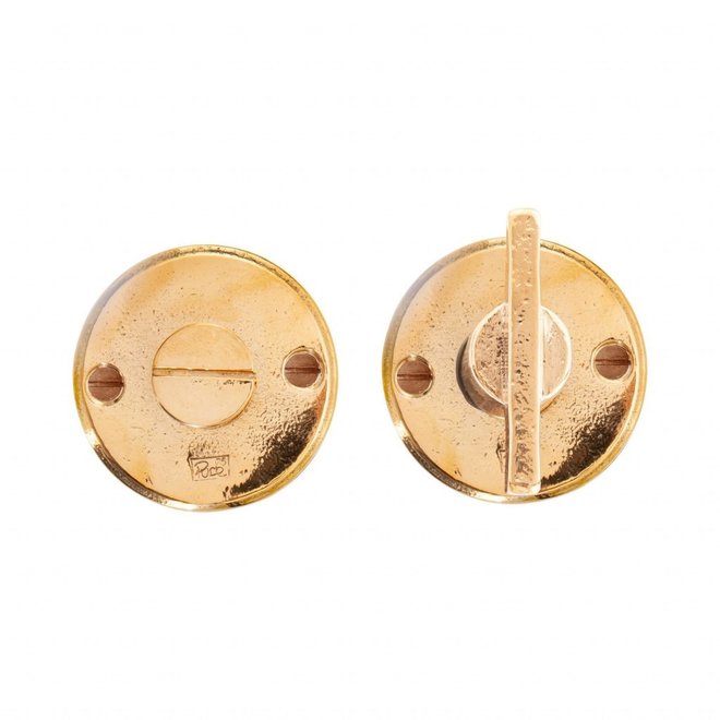 Dauby Authentiek Dauby deurbeslagset Toiletslot 50mm rond met strakke rozet set van 2