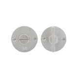 Dauby Authentiek Dauby deurbeslagset Toiletslot 50mm rond met strakke rozet set van 2