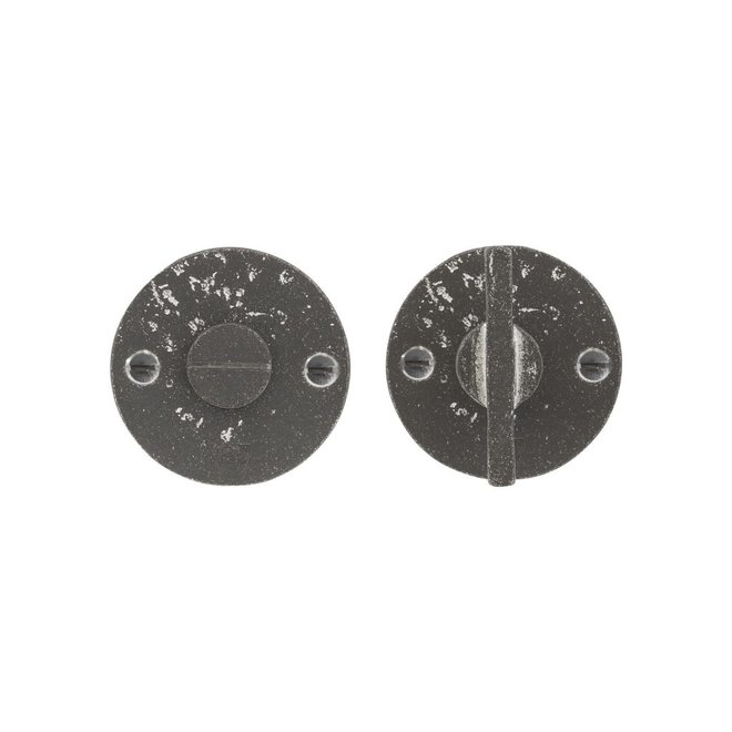 Dauby Authentiek Dauby deurbeslagset Toiletslot 50mm rond met strakke rozet set van 2