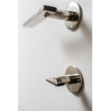 Dauby Authentiek Dauby deurbeslagset Toiletslot 50mm rond met strakke rozet set van 2