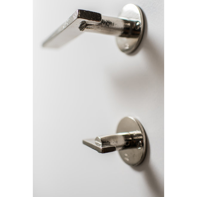 Dauby Authentiek Dauby deurbeslagset Toiletslot 50mm rond met strakke rozet set van 2