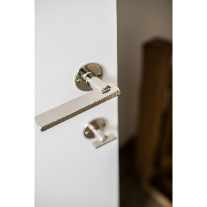 Dauby Authentiek Dauby deurbeslagset Toiletslot 50mm rond met strakke rozet set van 2