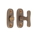 Dauby Authentiek Dauby deurbeslagset Toiletslot 63mm ovaal set van 2