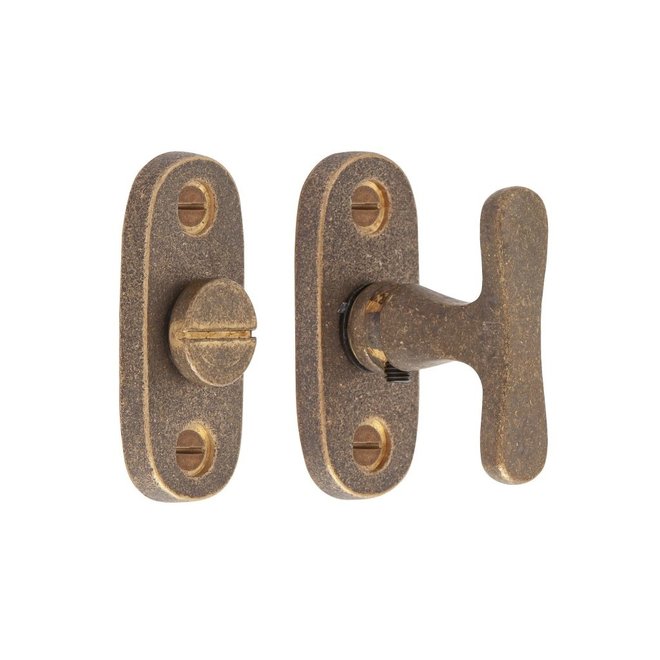 Dauby Authentiek Dauby deurbeslagset Toiletslot 63mm ovaal set van 2