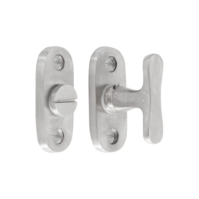 Dauby Authentiek Dauby deurbeslagset Toiletslot 63mm ovaal set van 2
