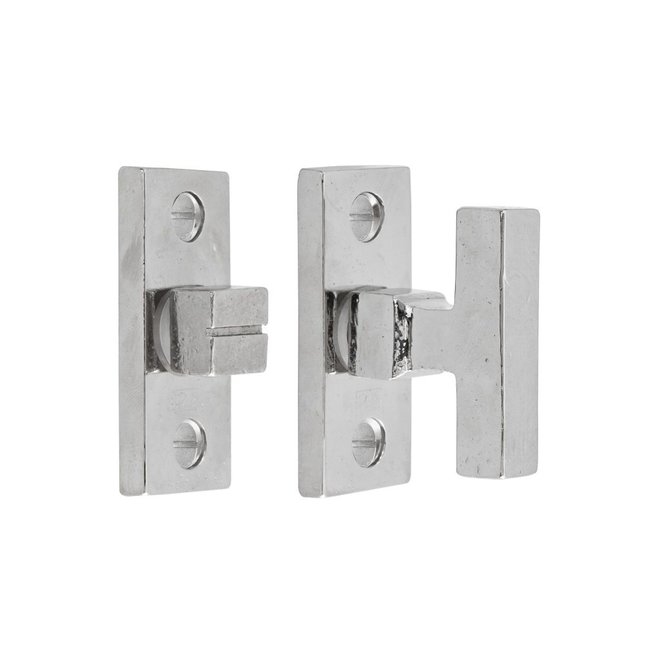 Dauby Authentiek Dauby deurbeslagset Toiletslot 63mm rechthoekig met strakke greep set van 2