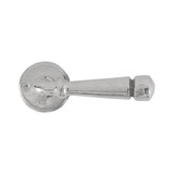 Dauby Deurklink (set van 2) type PH1830 rozet 50 mm rond excl. sleutel/cilinderrozet per paar