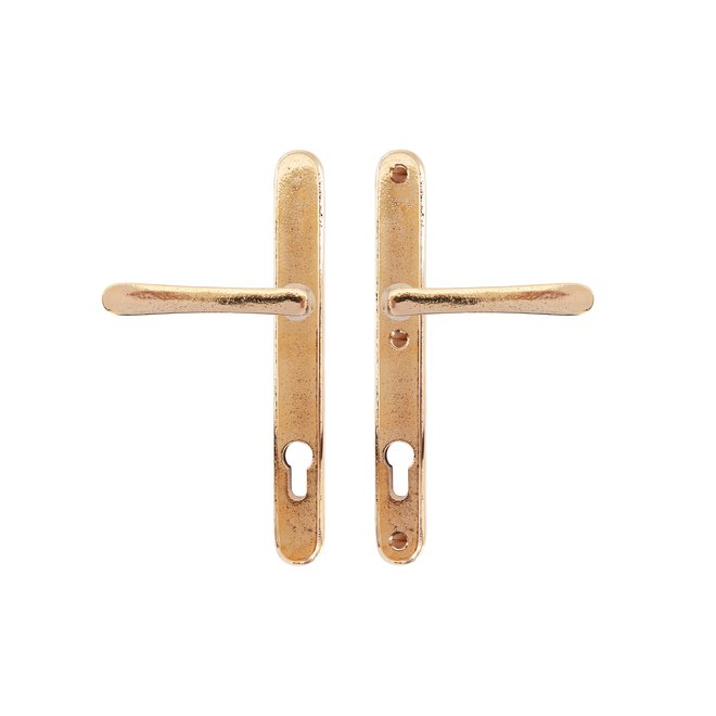 Dauby Veiligheidsbeslag met afgeronde greep complete set as-maat 92mm per set