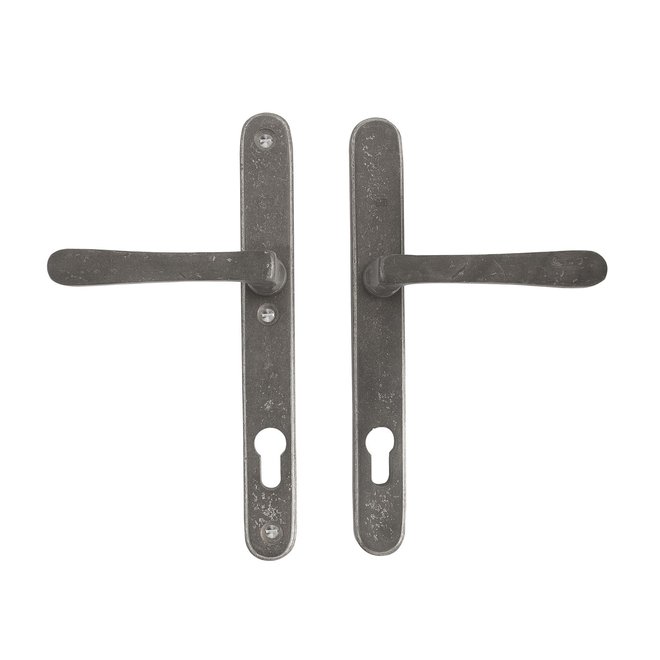 Dauby Veiligheidsbeslag met afgeronde greep complete set as-maat 92mm per set
