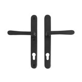 Dauby Veiligheidsbeslag met afgeronde greep complete set as-maat 92mm per set