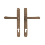 Dauby Veiligheidsbeslag met afgeronde greep complete set as-maat 92mm per set