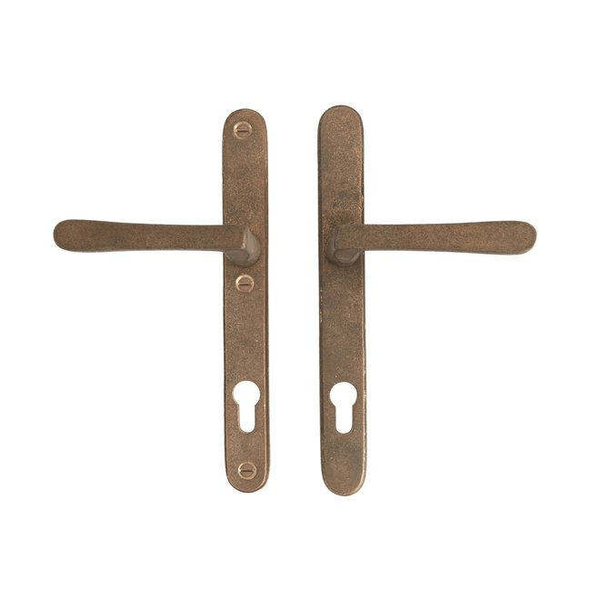 Dauby Veiligheidsbeslag met afgeronde greep complete set as-maat 92mm per set