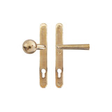 Dauby Veiligheidsbeslag klink ''Bol-vorm'' buitenzijde + type PH1925 binnenzijde 92mm per set