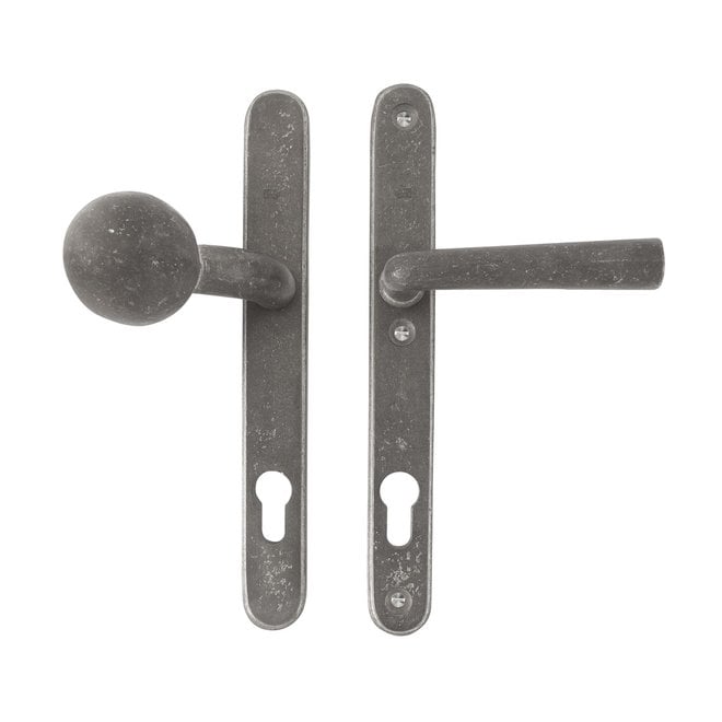 Dauby Veiligheidsbeslag klink ''Bol-vorm'' buitenzijde + type PH1925 binnenzijde 92mm per set