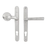 Dauby Veiligheidsbeslag klink ''Bol-vorm'' buitenzijde + type PH1925 binnenzijde 92mm per set