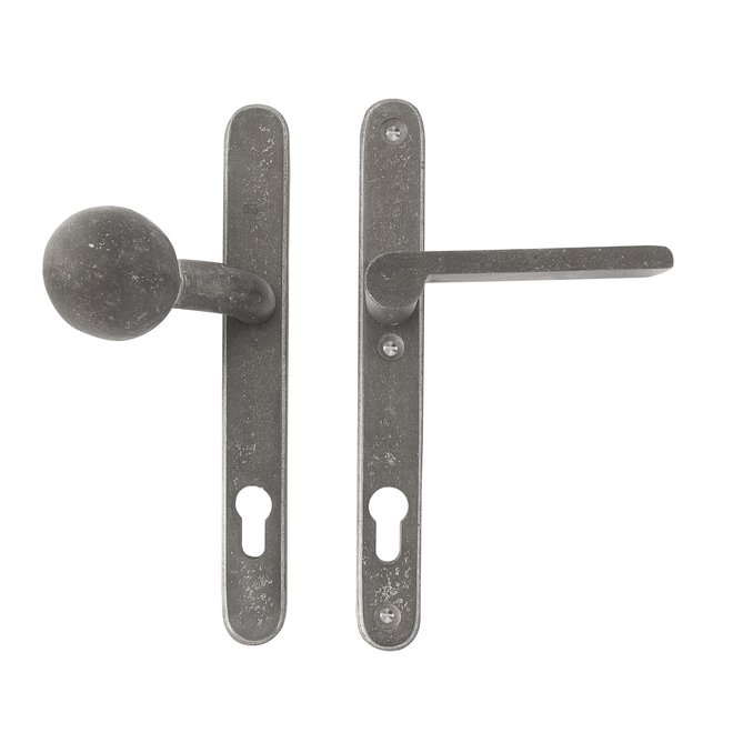 Dauby Veiligheidsbeslag klink ''Bol-vorm'' buitenzijde + type PH1928 92mm per set