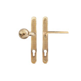 Dauby Veiligheidsbeslag klink ''Bol-vorm'' buitenzijde + type PH1928 92mm per set