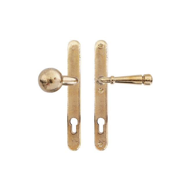 Dauby Veiligheidsbeslag klink ''Bol-vorm'' buitenzijde + type PH1830 binnenzijde 92mm per set