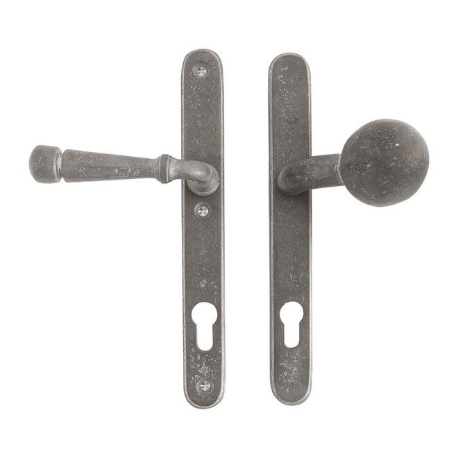 Dauby Veiligheidsbeslag klink ''Bol-vorm'' buitenzijde + type PH1830 binnenzijde 92mm per set