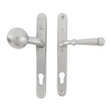 Dauby Veiligheidsbeslag klink ''Bol-vorm'' buitenzijde + type PH1830 binnenzijde 92mm per set