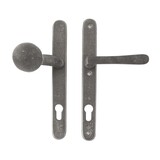 Dauby Veiligheidsbeslag klink ''Bol-vorm'' buiten + afgeronde greep binnen 92mm per set