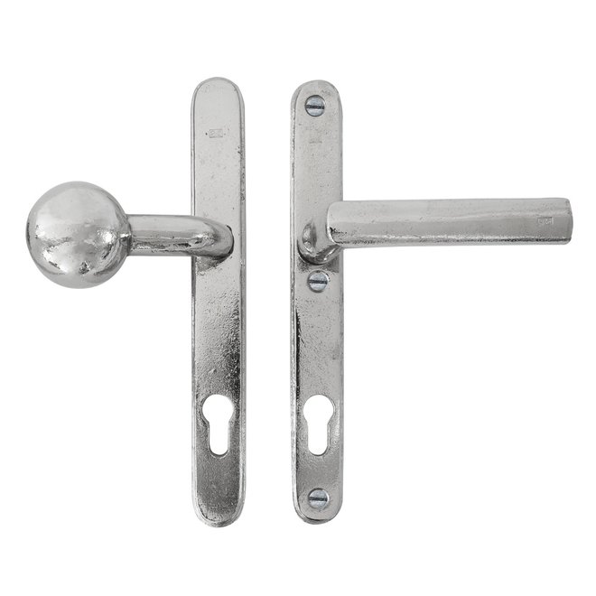 Dauby Veiligheidsbeslag klink ''Bol-vorm'' buitenzijde + type PH1930 binnenzijde 92mm set van 2