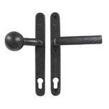 Dauby Veiligheidsbeslag klink ''Bol-vorm'' buitenzijde + type PH1930 binnenzijde 92mm set van 2