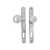 Dauby Veiligheidsbeslag klink ''Bol-vorm'' buiten + ronde knop binnen 92mm set van 2