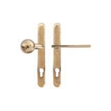 Dauby Veiligheidsbeslag klink ''Bol-vorm'' buitenzijde + type PH2017 as-maat 92mm  set van 2