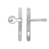 Dauby Veiligheidsbeslag  Bolvormig buiten + afgeronde greep XL binnen 92mm  set van 2