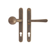 Dauby Veiligheidsbeslag  Bolvormig buiten + afgeronde greep XL binnen 92mm  set van 2