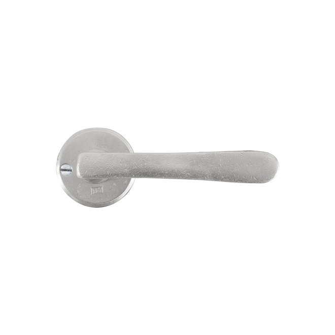 Dauby Deurklink (set van 2) L-klink rozet 50 mm rond excl. sleutel/cilinderrozet set van 2