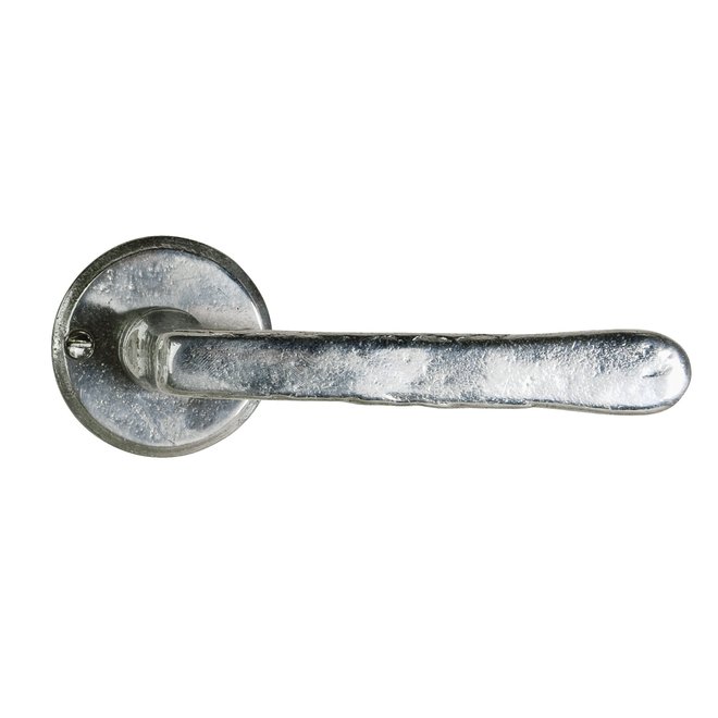 Dauby Deurklink (set van 2) L-klink rozet 50 mm rond excl. sleutel/cilinderrozet set van 2