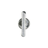 Dauby Deurklink (set van 2) T-klink rozet 50 mm rond excl. sleutel/cilinderrozet  set van 2