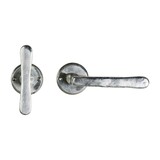 Dauby Deurklink (set van 2) T-vorm + L-vorm greep rozet 50 mm rondset van 2