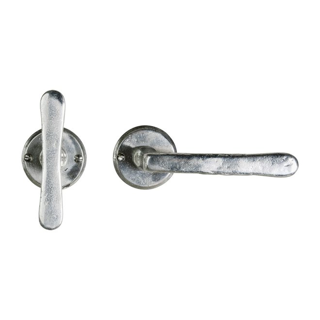 Dauby Deurklink (set van 2) T-vorm + L-vorm greep rozet 50 mm rondset van 2