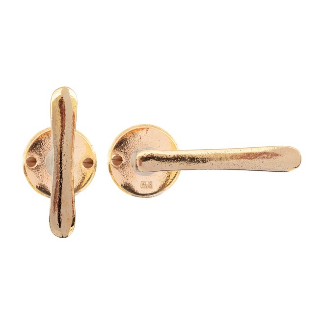 Dauby Deurklink (set van 2) T-vorm + L-vorm greep rozet 50 mm rondset van 2