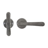 Dauby Deurklink (set van 2) T-vorm + L-vorm greep rozet 50 mm rondset van 2
