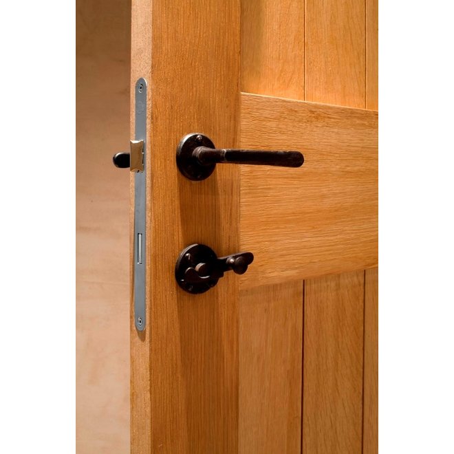 Dauby Deurklink (set van 2) T-vorm + L-vorm greep rozet 50 mm rondset van 2