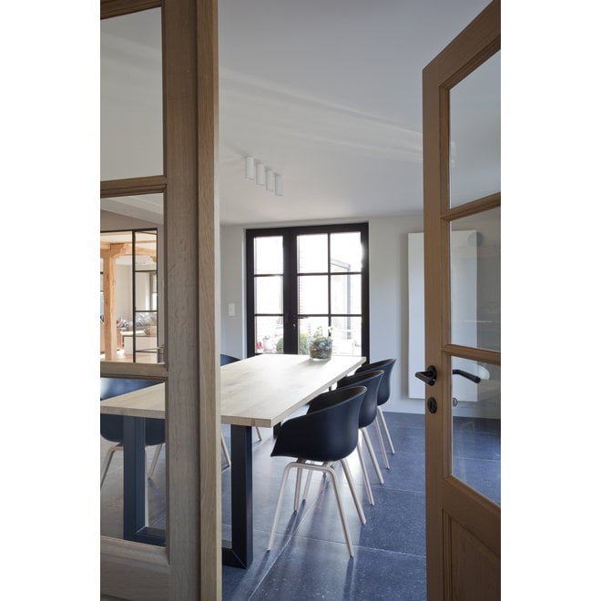 Dauby Deurklink (set van 2) type PH1925+ rozet 50 mm rond set van 2