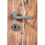 Dauby Deurklink (set van 2) L-klink rozet 50 mm rond XL-greepset van 2