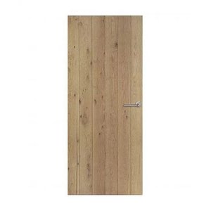 Massief eiken stompe binnendeur met natuurlijke look