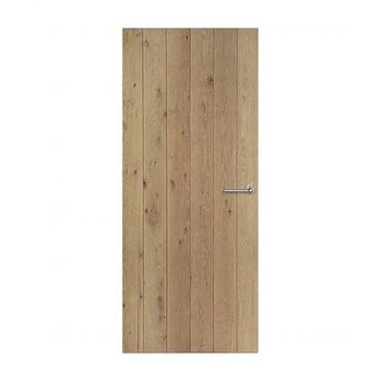 Massief eiken binnendeur natural blanc Massief eiken binnendeur natural blanc