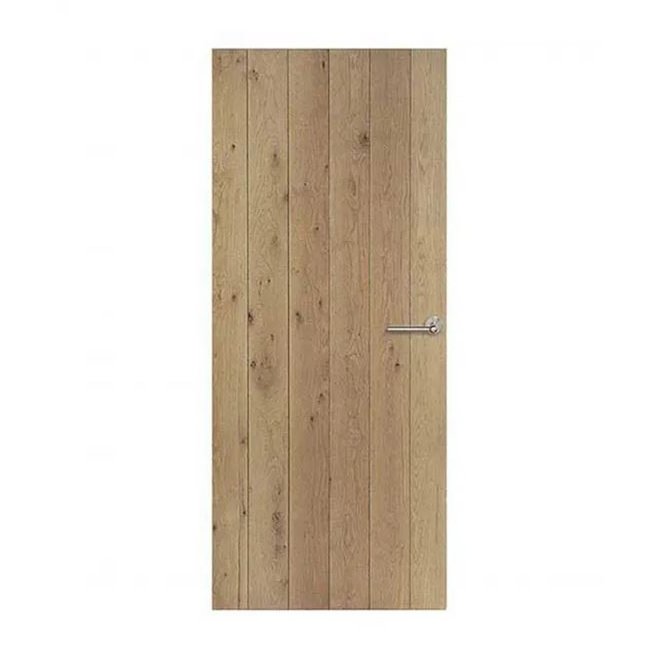 KempiQ Massief eiken stompe binnendeur met natuurlijke look