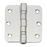 Intersteel  Modern kogellagerscharnier 76x76x2.5 afgerond kleur RVS
